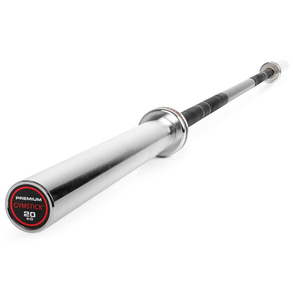 Gymstick Premium Bar 20 kg 220 cm – Skivstång för seriös styrketräning