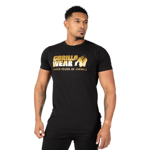 Gorilla Wear Classic T-Shirt, black/gold