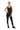 Nebbia Sleeveless Loose Cross Back Tank Top "Feeling Good", black
