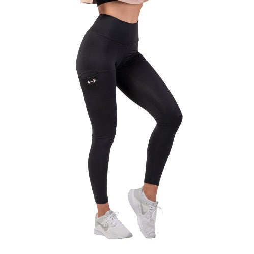 Nebbia Active High-Waist Smart Pocket Leggings, black