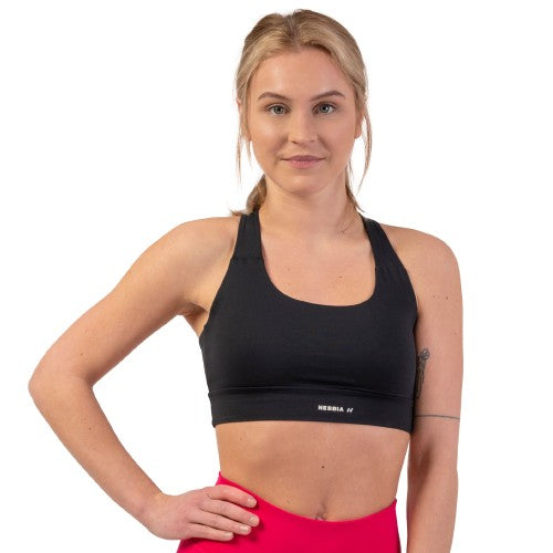 Nebbia Active Sports Bra with medium impact, black