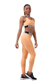 Nebbia Squad Hero Scrunch Butt Tights, apricot