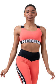 Nebbia Hero Iconic Sports Bra, peach