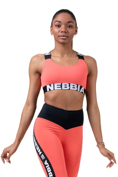 Nebbia Hero Iconic Sports Bra, peach