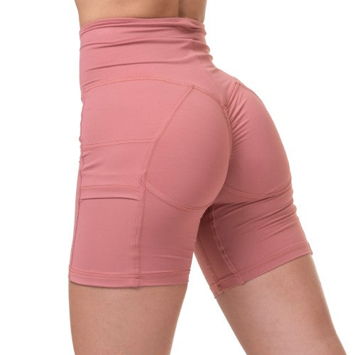 Nebbia Fit Smart Biker Shorts, old rose