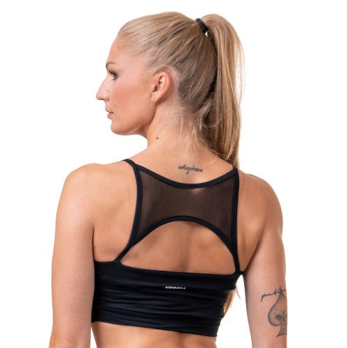 Nebbia Classic HERO Cut-Out 2-in-1 Sports bra, black