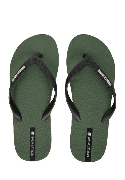 Gorilla Wear Kokomo Flip-Flops, army green