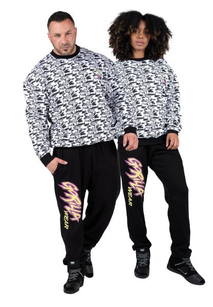 Gorilla Wear Legacy Oversized Sweatshirt, white/ black