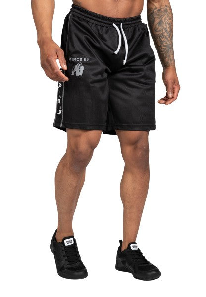 Gorilla Wear Functional Mesh Shorts, black/white