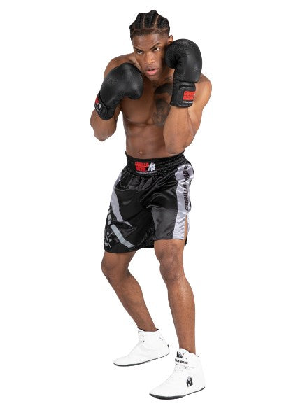 Gorilla Wear Hornell Boxing Shorts, black/grey