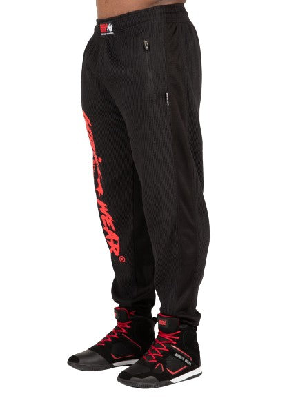 Gorilla Wear Augustine Old School Pants, black/red