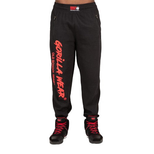 Gorilla Wear Augustine Old School Pants, black/red