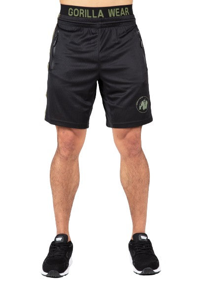 Gorilla Wear Atlanta Shorts, black/green