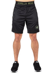 Gorilla Wear Atlanta Shorts, black/green