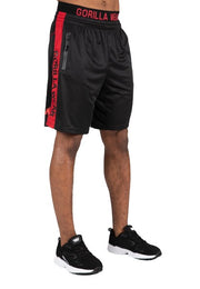 Gorilla Wear Atlanta Shorts, black/red