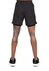 Gorilla Wear Modesto 2-In-1 Shorts, black