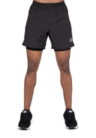 Gorilla Wear Modesto 2-In-1 Shorts, black