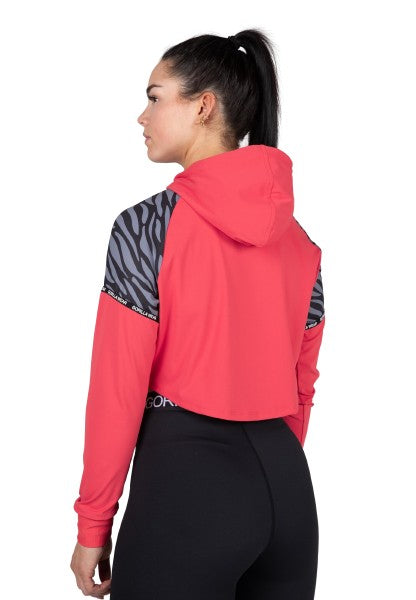 Gorilla Wear Zion Cropped Hoodie, red