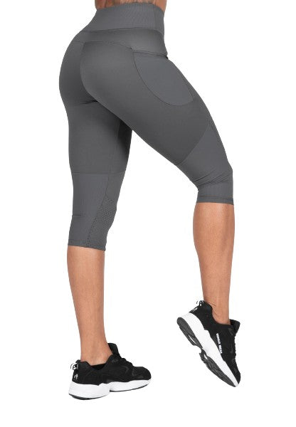 Gorilla Wear Monroe Cropped Leggings, grey