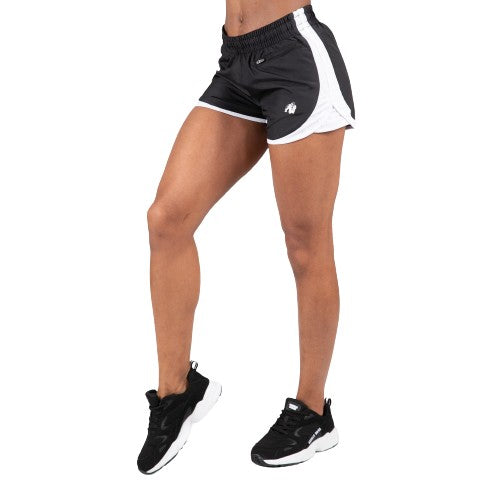 Gorilla Wear Alice Shorts, Svart - Lätta och Ventilerande Träningsshorts