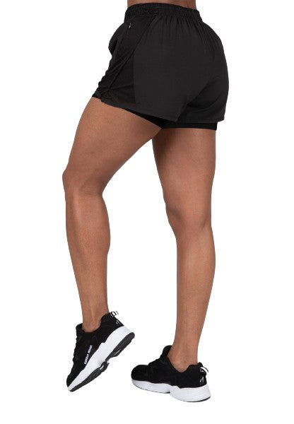 Gorilla Wear Portland 2-In-1 Shorts, black