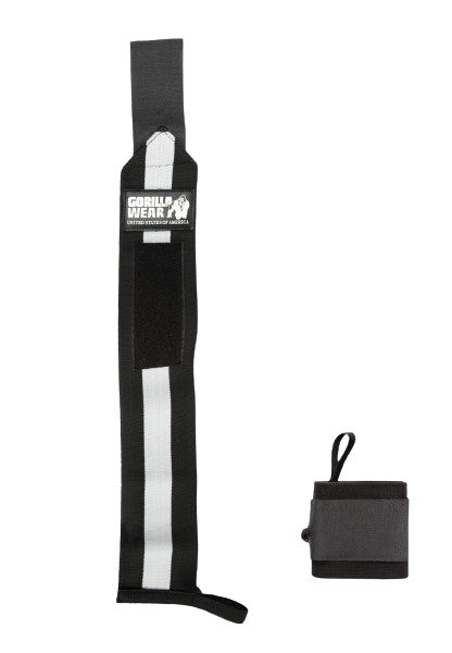 Gorilla Wear Wrist Wraps Ultra, black/white