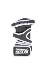 Gorilla Wear Yuma Träningshandskar Weightlifting Workout Gloves, black/white