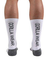 Gorilla Wear Performance Crew Socks, white