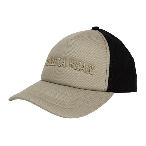 Gorilla Wear Sharon Ponytail Cap, beige/black