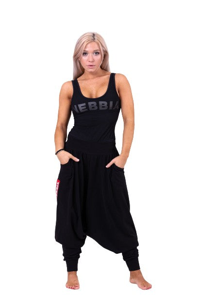 Nebbia Red Label Aladdin Pants, black