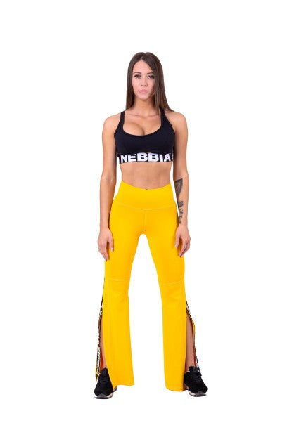Nebbia 70’s Fancy Flare Pants, yellow