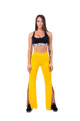 Nebbia 70’s Fancy Flare Pants, yellow
