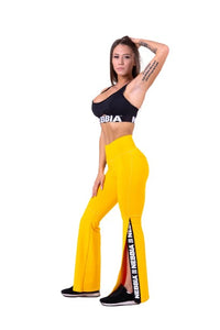 Nebbia 70’s Fancy Flare Pants, yellow