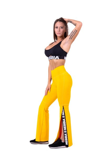 Nebbia 70’s Fancy Flare Pants, yellow