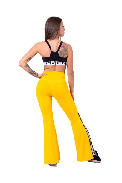 Nebbia 70’s Fancy Flare Pants, yellow