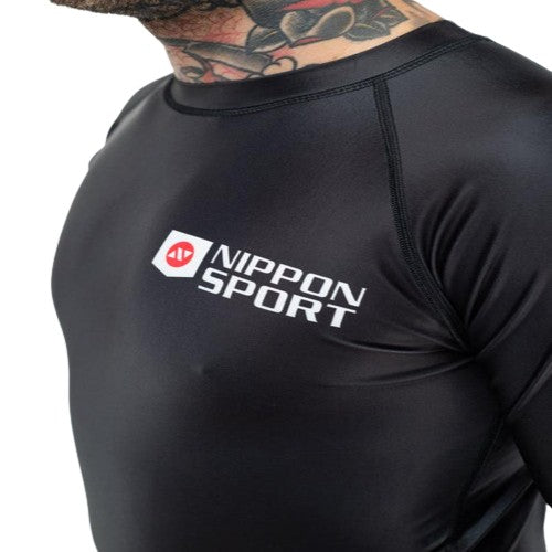Nippon Sport Rash Guard Long sleeve - Black