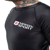 Nippon Sport Rash Guard Long sleeve - Black