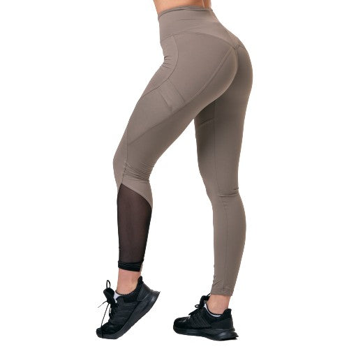 Nebbia Fit & Smart High Waist Tights, mocha