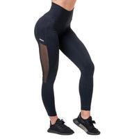 Nebbia High Waist Mesh Tights, black