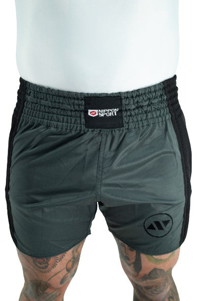 Nippon Sport Muay Thai Shorts - Nippon Sport - Armygrön