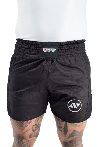 Nippon Sport Muay Thai Shorts - Nippon Sport - Svart