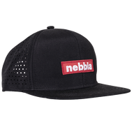 Nebbia Red Label Snapback Cap, black