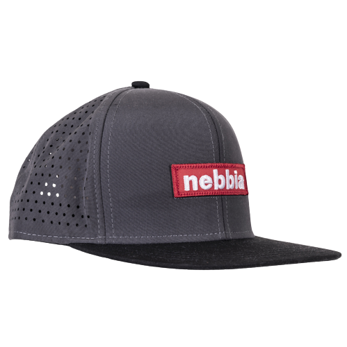 Nebbia Red Label Snapback Cap, grey