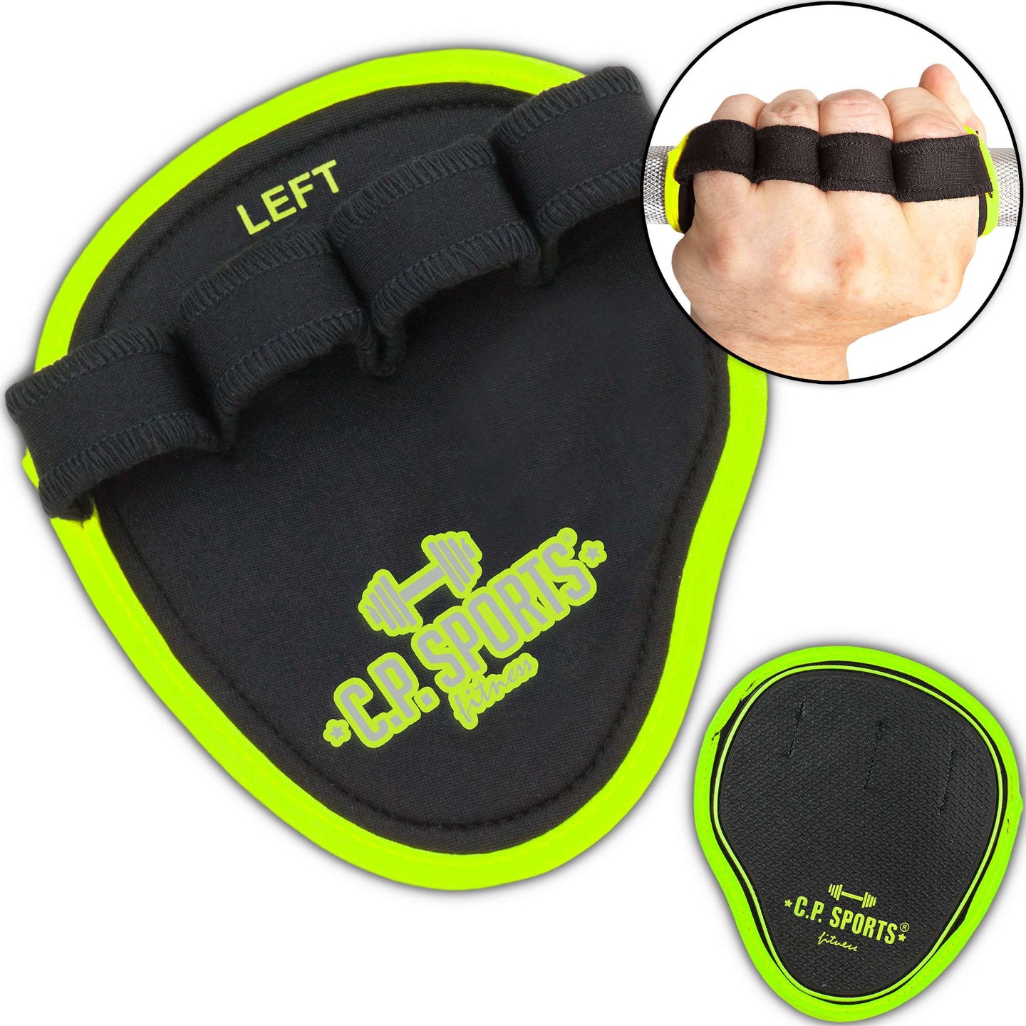 C.P Sports Power Grips Pro, black/yellow