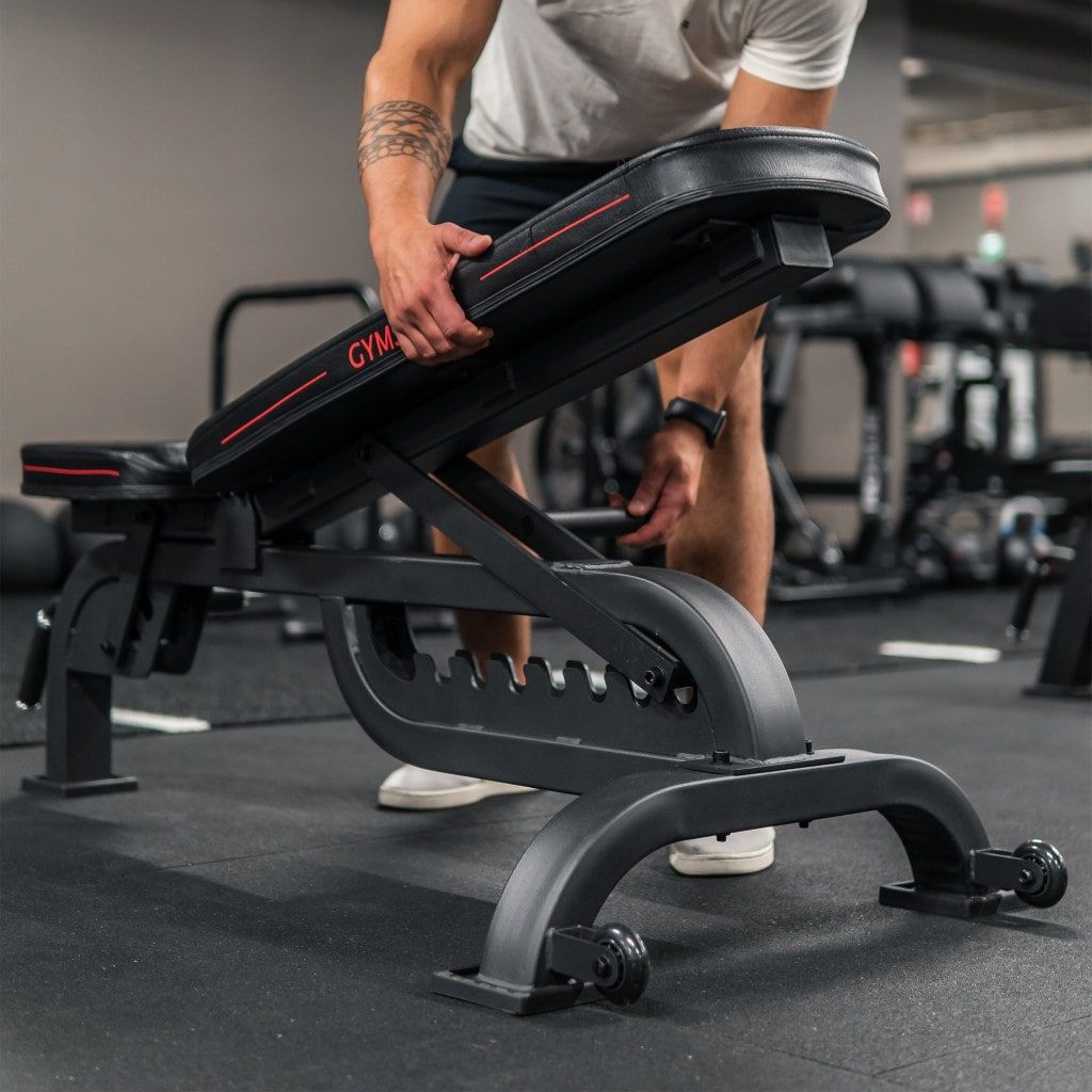 Gymstick Justerbar Bänk – Stabil, flexibel och byggd för att användas