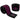 C.P Sports Knee Wraps, black/pink, 2 m