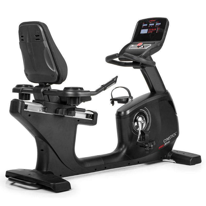 Gymstick PRO20.0 Recumbent Bike Motionscykel – Proffskvalitet för gym och hem