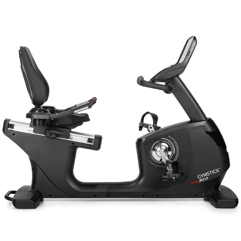 Gymstick PRO20.0 Recumbent Bike Motionscykel – Proffskvalitet för gym och hem