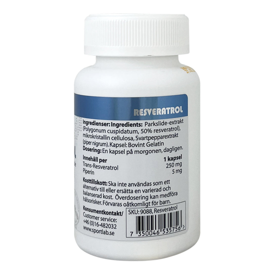 Sportlab Resveratrol 60 kapslar
