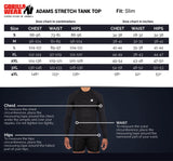 Gorilla Wear Adams Stretch Tank Top, svart